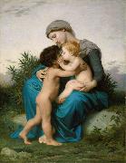 Adolphe William Bouguereau Fraternal Love (mk26) Sweden oil painting reproduction